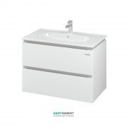 Тумба подвесная Sanwerk Amata Air 81х46 см с раковиной Клеа белый MV0000797