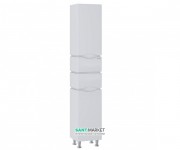 Пенал напольный Sanwerk Alessa правый МДФ белый MV0000349