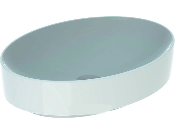 Раковина для ванної кімнати Geberit VariForm 55х40 см без переливу овальна білий 500.771.01.2