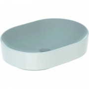 Раковина для ванной комнаты Geberit VariForm 55х40 см без отверстия перелива эллиптическая белый 500.774.01.2