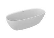 Ванна из искусственного камня Stonex отдельностоящая Roca Ariane 165х75 см белый A248470000