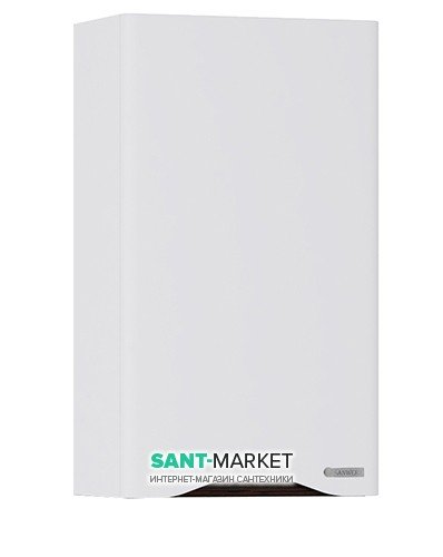 Полупенал подвесной Sanwerk Alessa Air Slim правый МДФ белый/венге MV0000593