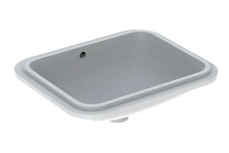 Раковина для ванной комнаты Geberit VariForm 50х40 см с отверстием перелива прямоугольная белый 500.765.01.2