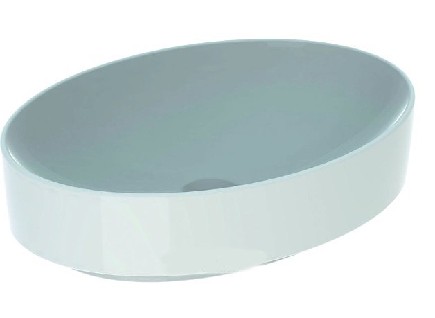 Раковина для ванної кімнати Geberit VariForm 55х40 см без переливу овальна білий 500.771.01.2