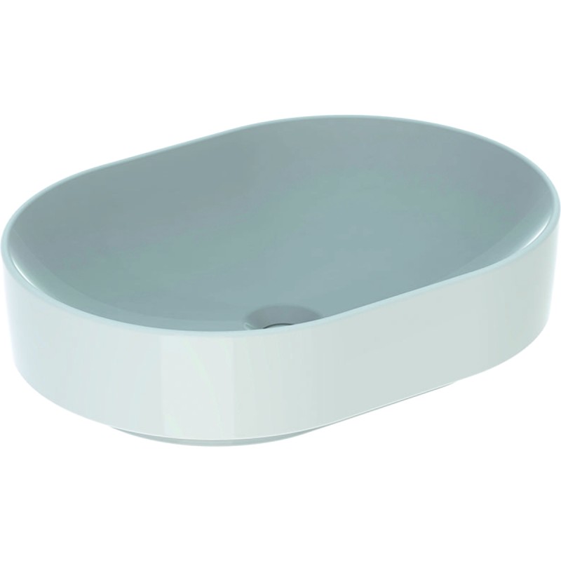 Раковина для ванної кімнати Geberit VariForm 55х40 см без переливу еліптична білий 500.774.01.2