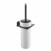 Ёршик для унитаза Kraus Fortis с настенным держателем белый/темный шоколад KEA-13331ORB