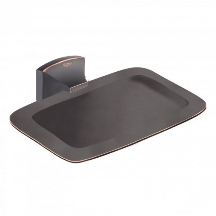 Мыльница для ванной Kraus Fortis настенная темный шоколад KEA-13305ORB