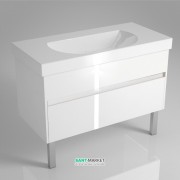 Тумба під раковину Kerama Marazzi Buongiorno 100 см МДФ європейський білий BGN.100.2\WHT.UK