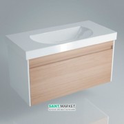 Тумба подвесная под раковину Kerama Marazzi Buongiorno 100 см МДФ дуб BGN.100.1\ОАК