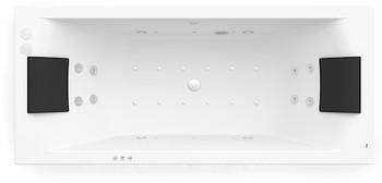 Ванна гидромассажная акриловая прямоугольная Roca Hall WaterAir Plus Option 180х80 см белый A24T396000