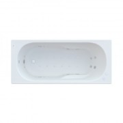 Ванна гідромасажна акрилова прямокутна Roca Effects Gold 170х75 см білий A24T379000