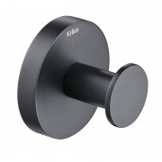 Крючок для ванной Kraus Elie одинарный черный матовый KEA-18801MB