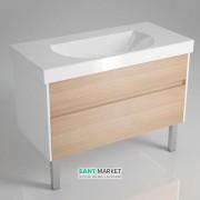 Тумба під раковину Kerama Marazzi Buongiorno 100 см МДФ дуб BGN.100.2\ОАК
