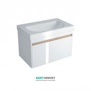 Тумба подвесная под раковину Kerama Marazzi Buongiorno 100 см МДФ белый BGN.100.1\WHT