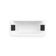 Ванна гидромассажная акриловая прямоугольная Roca Hall Smart Water Plus 180х80 см белый A24T395000