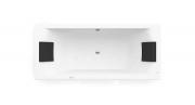 Ванна гидромассажная акриловая прямоугольная Roca Hall Smart Air Plus 180х80 см белый A24T394000