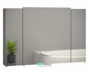 Зеркальный шкаф Sanwerk Everest 100х11,4 см без подсветки ЛДСП серый MV0000778