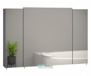 Зеркальный шкаф Sanwerk Everest 100х11,4 см без подсветки ЛДСП серый MV0000778