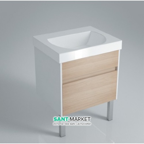 Тумба под раковину Kerama Marazzi Buongiorno 60 см МДФ дуб BGN.60.2\OAK