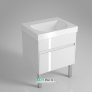 Тумба під раковину Kerama Marazzi Buongiorno 60 см МДФ європейський білий BGN.60.2\WHT.UK