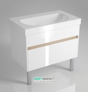 Тумба под раковину Kerama Marazzi Buongiorno 80 см МДФ белый BGN.80.2\WHT