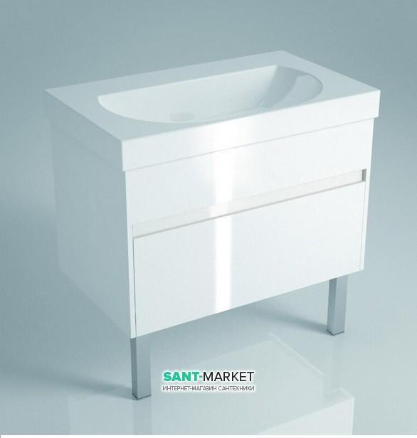 Тумба под раковину Kerama Marazzi Buongiorno 80 см МДФ европейский белый BGN.80.2\WHT.UK
