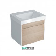 Тумба подвесная под раковину Kerama Marazzi Buongiorno 60 см МДФ дуб BGN.60.1\ОАК