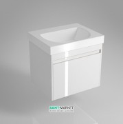 Тумба подвесная под раковину Kerama Marazzi Buongiorno 60 см МДФ европейский белый BGN.60.1+1\WHT.UK