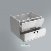 Тумба підвісна під раковину Kerama Marazzi Canaletto 60 см МДФ білий CN.60