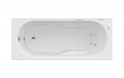 Ванна гідромасажна акрилова прямокутна Roca Genova Effects Titanium 170х70 см білий A24T375000