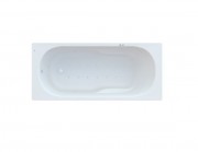 Ванна гідромасажна акрилова прямокутна Roca Genova Smart Air Plus 160х75 см білий A24T364000