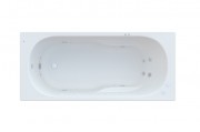 Ванна гідромасажна акрилова прямокутна Roca Genova Smart Water Plus 150х70 см білий A24T353000
