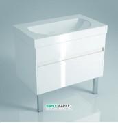 Тумба під раковину Kerama Marazzi Buongiorno 80 см МДФ європейський білий BGN.80.2\WHT.UK