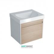 Тумба підвісна під раковину Kerama Marazzi Buongiorno 60 см МДФ дуб BGN.60.1+1\OAK