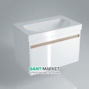 Тумба підвісна під раковину Kerama Marazzi Buongiorno 80 см МДФ білий BGN.80.1\WHT