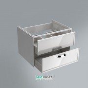 Тумба подвесная под раковину Kerama Marazzi Canaletto 60 см МДФ белый CN.60