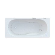 Ванна гідромасажна акрилова прямокутна Roca Genova Effects Titanium 140х70 см білий A24T351000