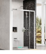 Душові двері Ravak Matrix MSD4 160 розсувні чотирьохелементні профіль полірованый алюміній/скло прозоре 0WKS0C00Z1