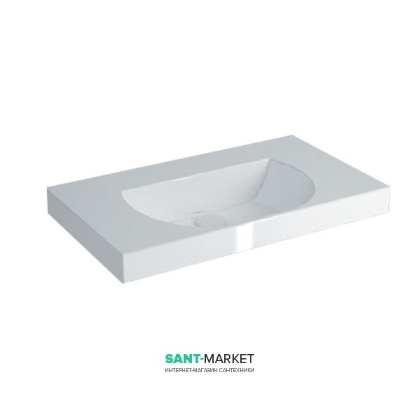 Раковина для ванной Kerama Marazzi Buongiorno 80х48 см керамика белый BGI.wb.80