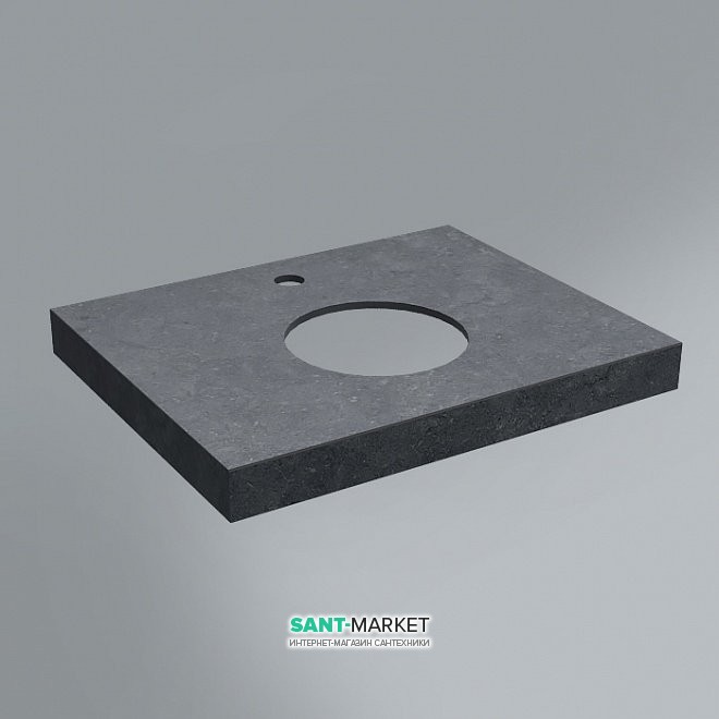 Столешница под раковину Kerama Marazzi Canaletto 59,4 Роверелла серый темный CN60.DL501300R