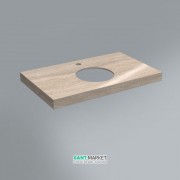 Стільниця під раковину Kerama Marazzi Canaletto 79,8 см Ріальто пісочний лаппатірованний CN80.SG560402R