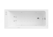 Ванна гидромассажная акриловая прямоугольная Roca Easy Smart WaterAir Plus 170х75 см белый A24T336000