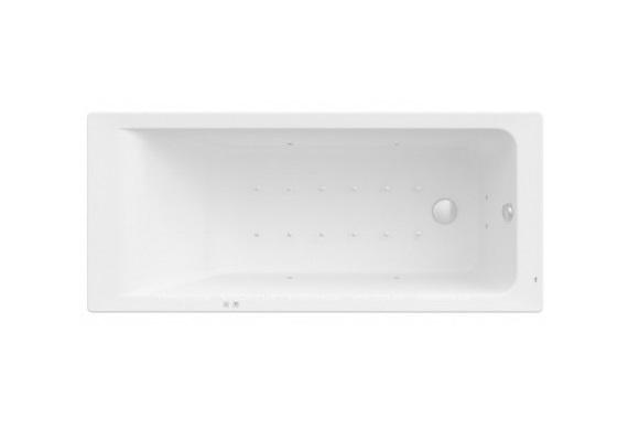 Ванна гидромассажная акриловая прямоугольная Roca Easy Smart Air Plus 170х75 см белый A24T334000