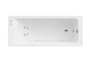 Ванна гидромассажная акриловая прямоугольная Roca Easy Smart WaterAir Plus 170х70 см белый A24T330000