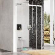 Душові двері Ravak Matrix MSD4 180 розсувні чотирьохелементні профіль полірованый алюміній/скло прозоре 0WKY0C00Z1