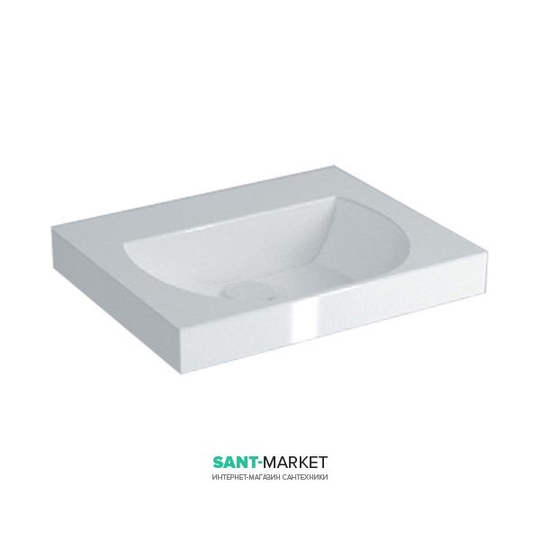 Раковина для ванної Kerama Marazzi Buongiorno 60х48 см кераміка білий BG.wb.60