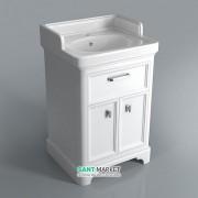 Тумба для підлоги під раковину Kerama Marazzi Pompei 60 см МДФ білий PO.60.1\WHT