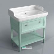 Тумба для підлоги під раковину Kerama Marazzi Provence 80 см масив дерева зелений PR.80\GR