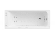 Ванна гідромасажна акрилова прямокутна Roca Easy Effects Titanium 170х70 см білий A24T333000