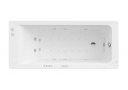 Ванна гідромасажна акрилова прямокутна Roca Easy Effects Gold 160х70 см білий A24T319000